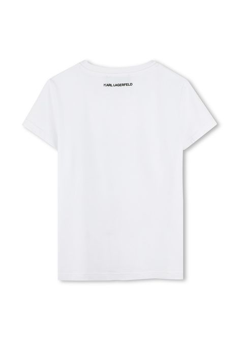 T-shirt con stampa KARL LAGERFELD KIDS | Z3049410P
